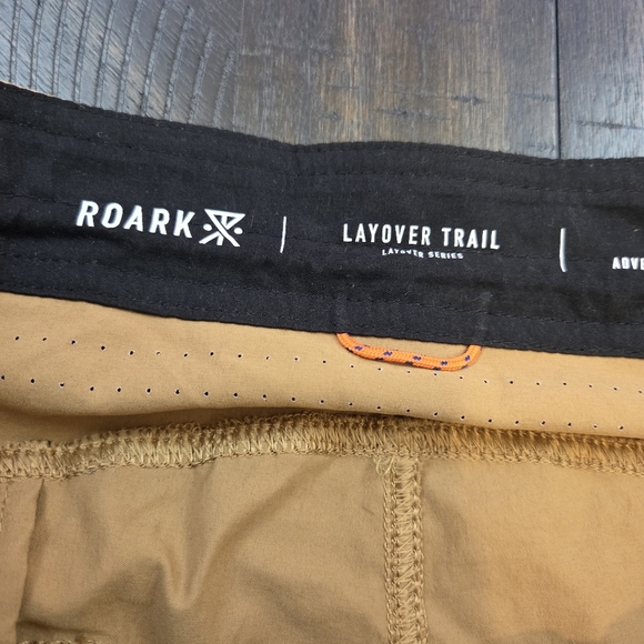 Roark Layover Trail Hybrid Adventure Shorts Tan Size 32 - New RS364 Hiking Cargo - Picture 5 of 10